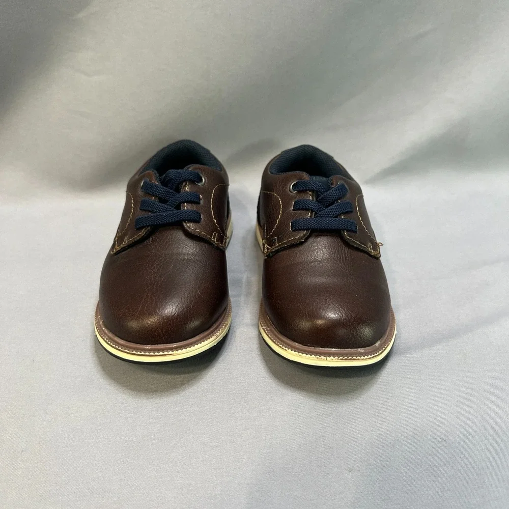 Max + Jake‎ Mix NO. 6 Boys US 6 Oxford Shoes Black Brown Leather Lace Up 2-Pairs